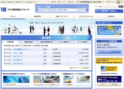 全国企業倒産件数